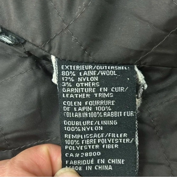 RUDSAK Black Fur-and Leather Trimmed Coat - Picture 6 of 10